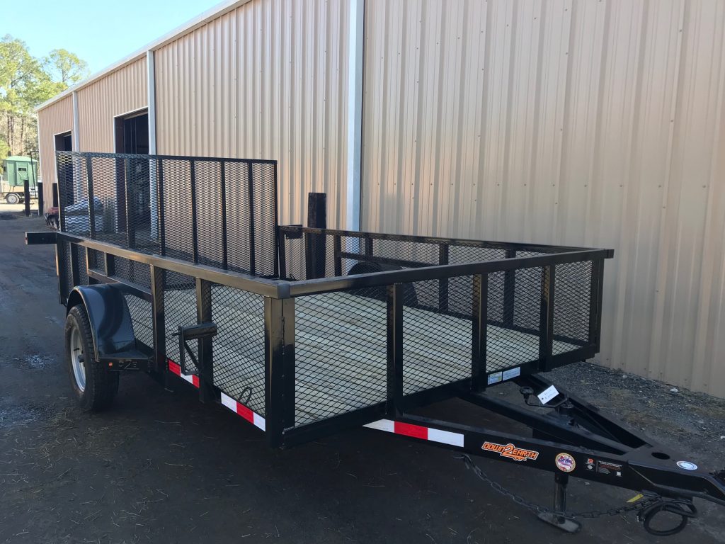 Raised Mesh Sides Trailer