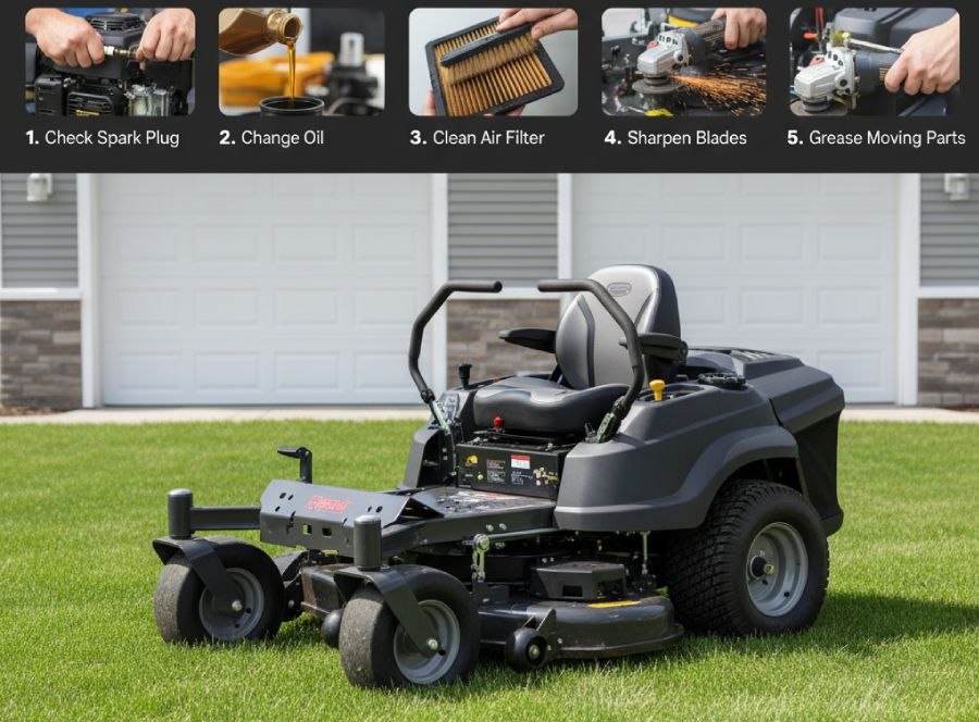 What 5 Maintenance Steps Prevent Mower Breakdowns?