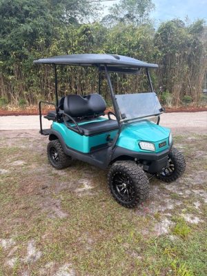 2019 Club Car Tempo Gas Golf Cart – Telin Teal #5810