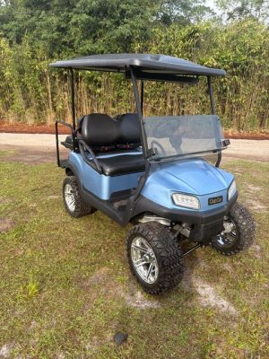 2019 Club Car Tempo Gas Golf Cart – Sky Blue #5812