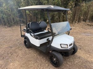 2019 Club Car Tempo Gas Golf Cart – White# 5159